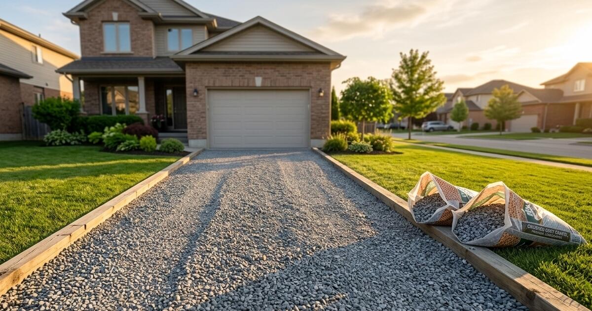 How to Calculate Gravel for a Driveway